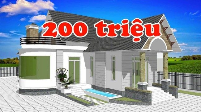 33 Mẫu Nhà Cấp 4 Giá 200 Triệu Vừa Đẹp Vừa Rẻ Năm 2022