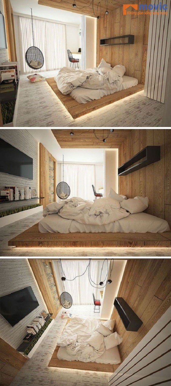 Nội thất phòng ngủ master đẹp - hiện đại - đơn giản - NBX253