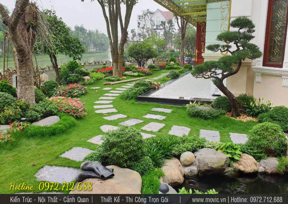 60 Mẫu sân vườn đẹp thiết kế sân vườn biệt thự đẳng cấp
